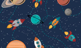 宇宙漫画图片,漫绘宇宙奥秘之旅